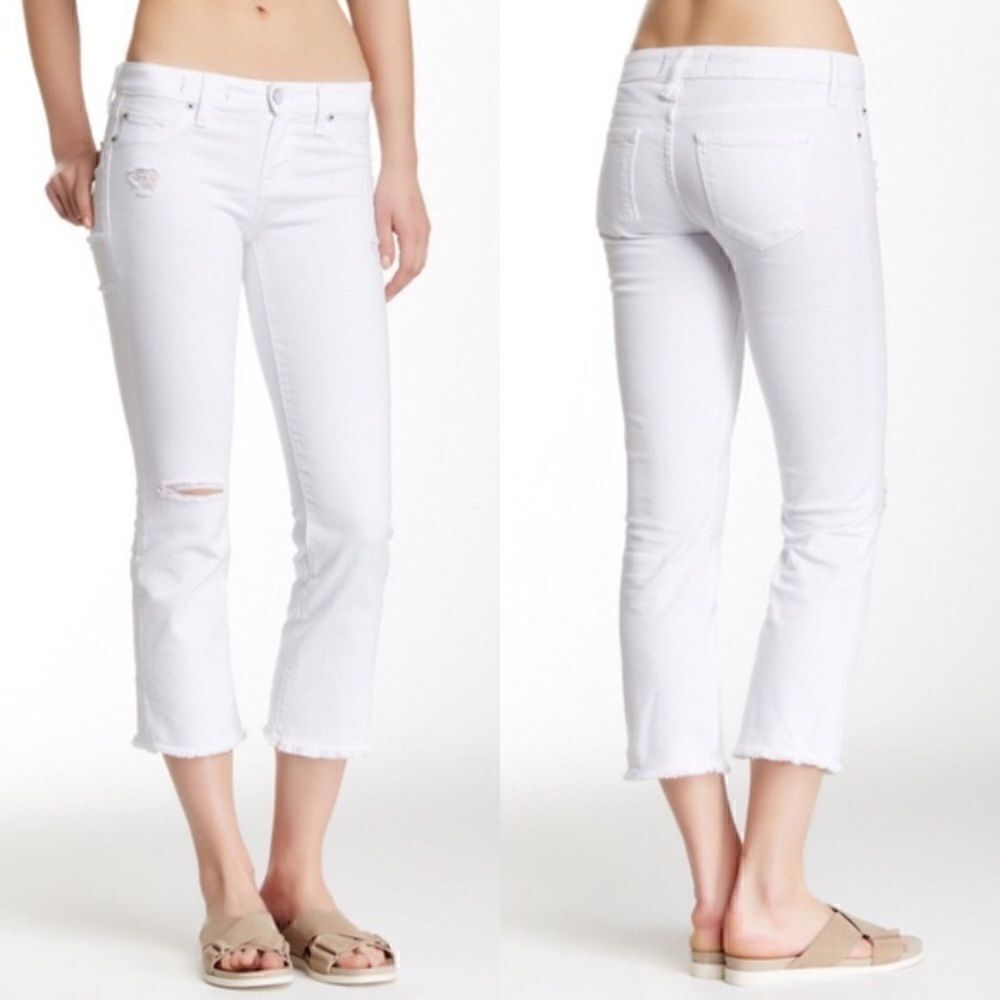Elizabeth and James Grace Jeans in White